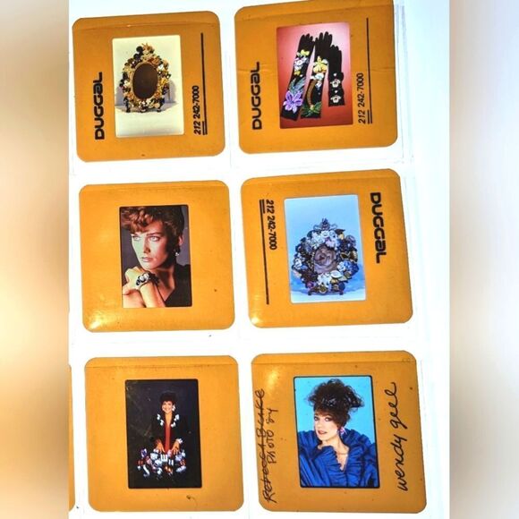 Wendy Gell 35 mm slides. Vogue fashion, mirrors, bling shoes, Marissa Berenson. - Picture 2 of 4